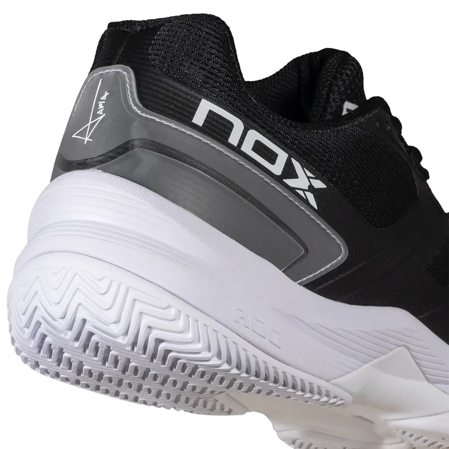 NOX AT10 Pro Padel Shoes — Black / White - The Padel Market
