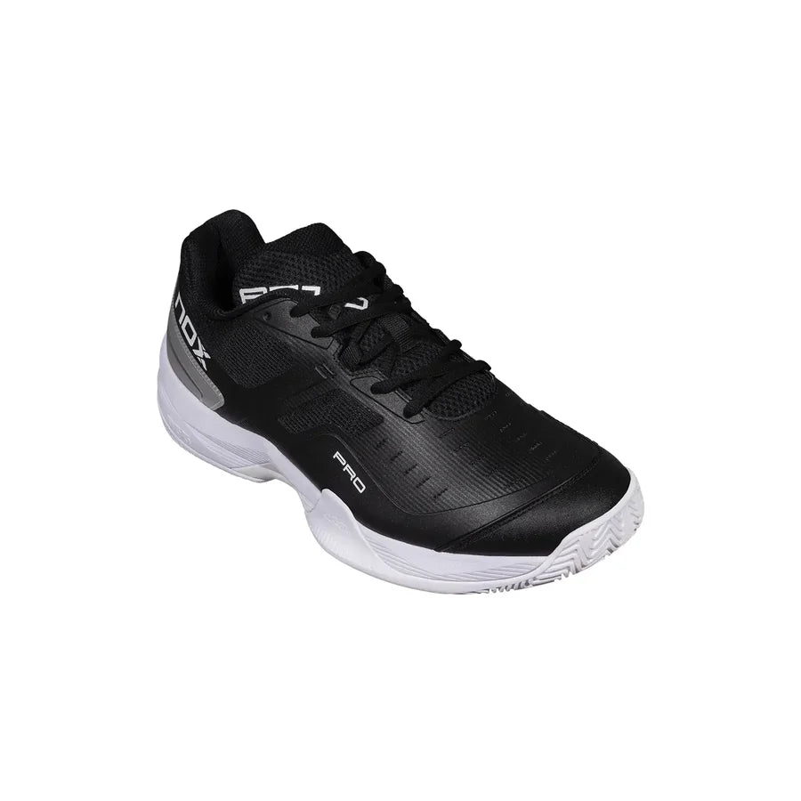NOX AT10 Pro Padel Shoes — Black / White - The Padel Market