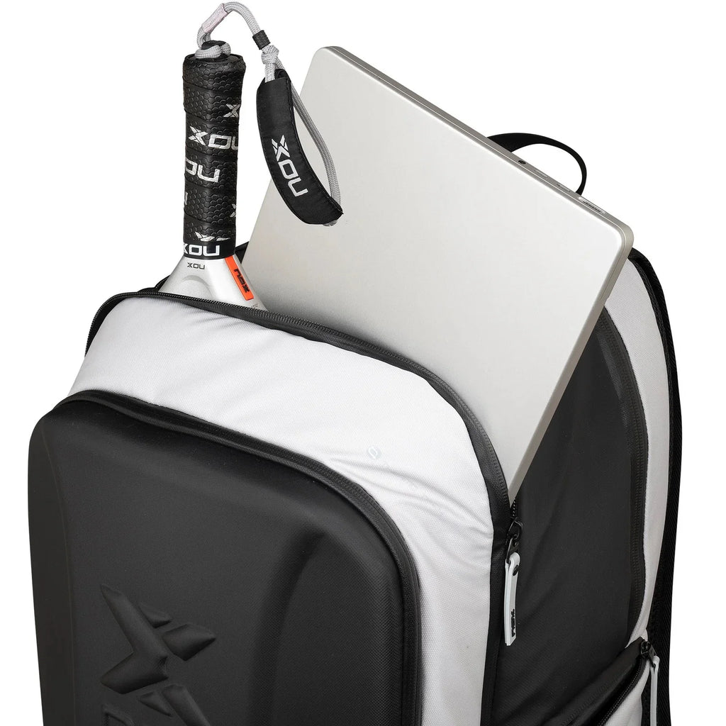 NOX Luxury Master Series Padel Backpack racket and laptop compartment