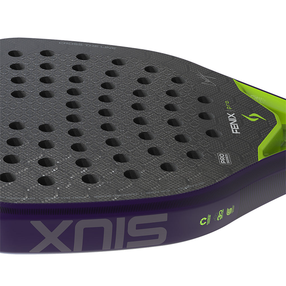 Siux Fenix Pro Glow Purple 2026 Padel Racket - The Padel Market
