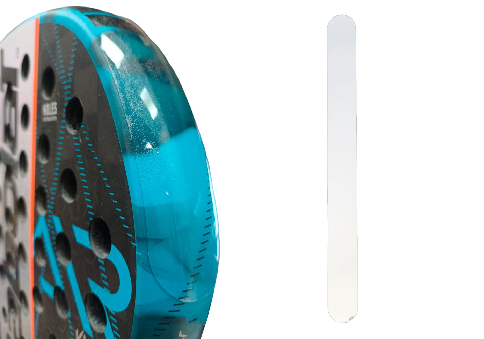 Clear Frame Protector – Universal Padel Racket Protection