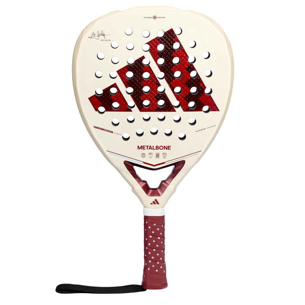 Adidas Metalbone Reserve 3.5 2026 limited edition padel racket — cream red Reserve Cup livery, Ale Galán, South Africa