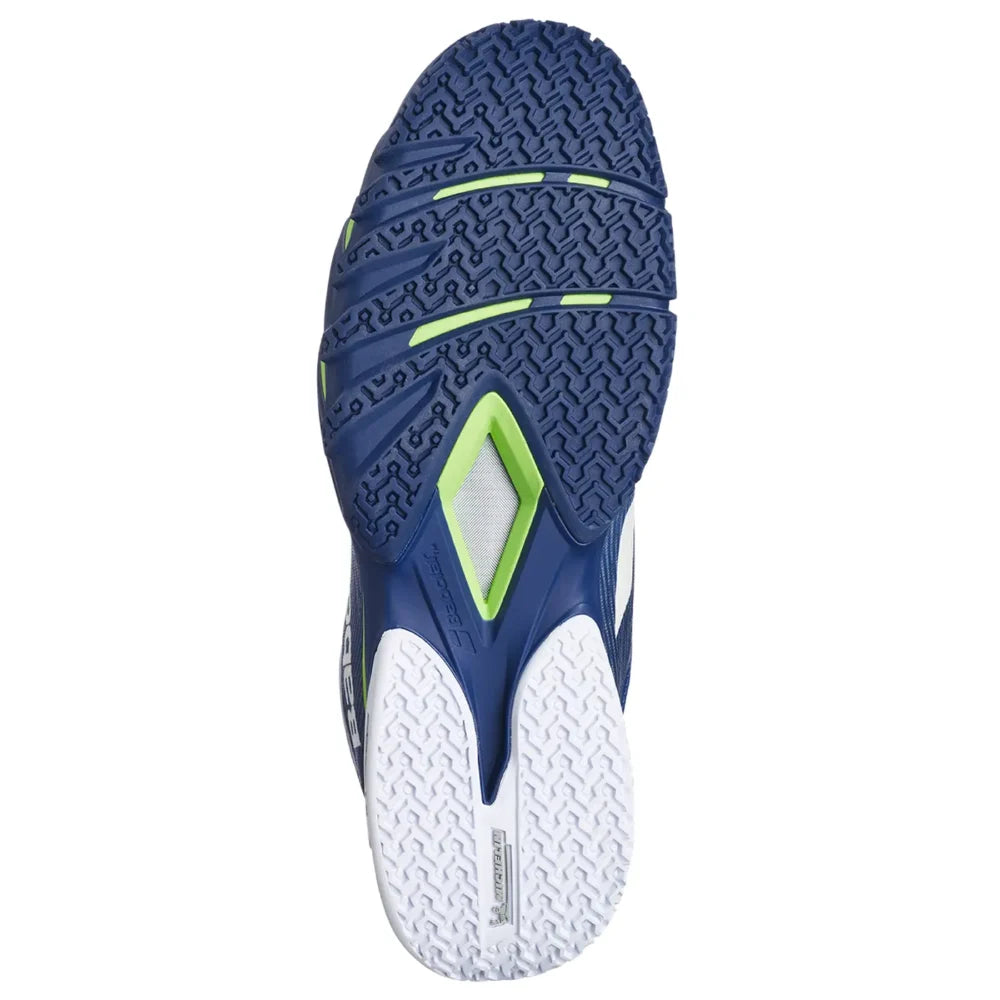 Babolat Jet Premura 3 Lebrón 3D heel design and HumanFab teeth forefoot detail