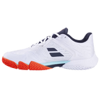 Babolat Premura 3 Lebron 2026 Matryx Micro upper and forefoot teeth detail — lightweight padel shoe