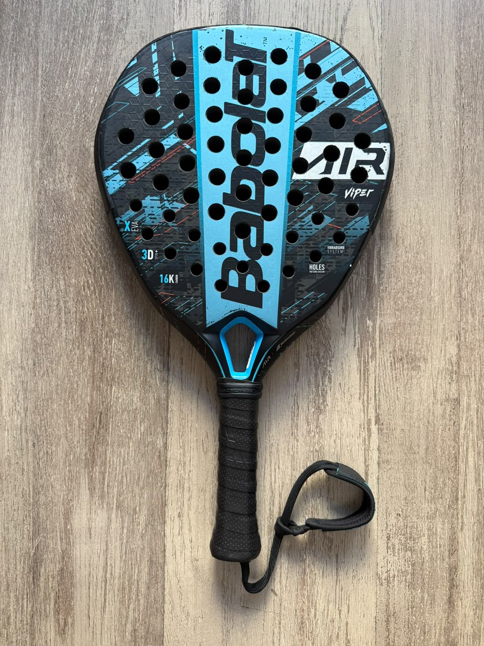 Babolat Air Viper 2024 pre-owned good condition — Adidas overgrip and Bullpadel protector fitted, The Padel Market SA