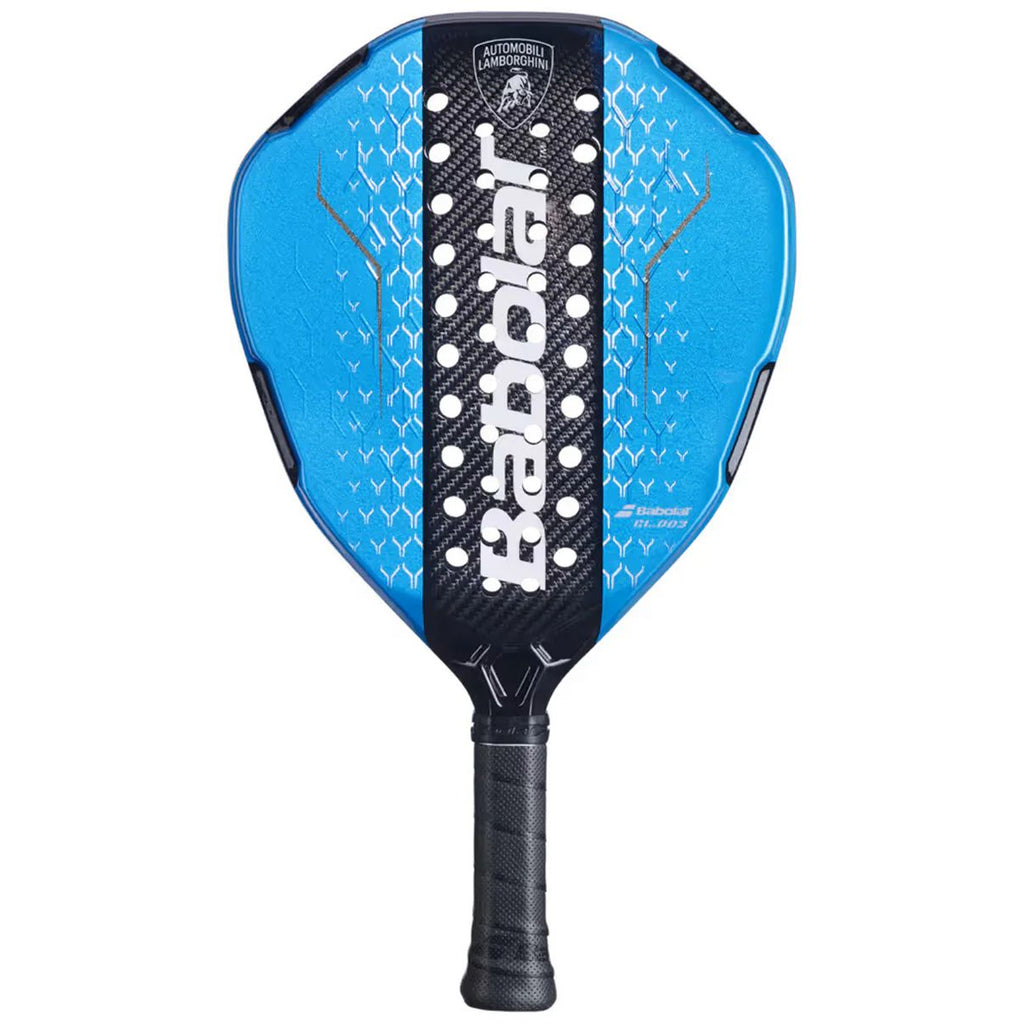 Babolat × Lamborghini BL003 Blue 2026 limited edition padel racket — teardrop shape, 3K carbon, South Africa