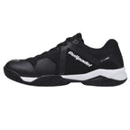 Bullpadel Icon 26V Black double Thermo Sealed seamless mesh upper and X-TRABASE lateral reinforcement detail