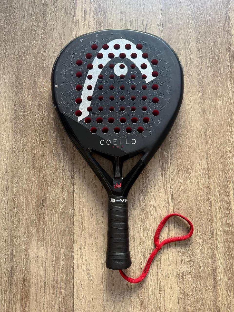 Pre-owned HEAD Coello Pro 2025 padel racket — excellent condition, 375g diamond shape, Arturo Coello, South Africa