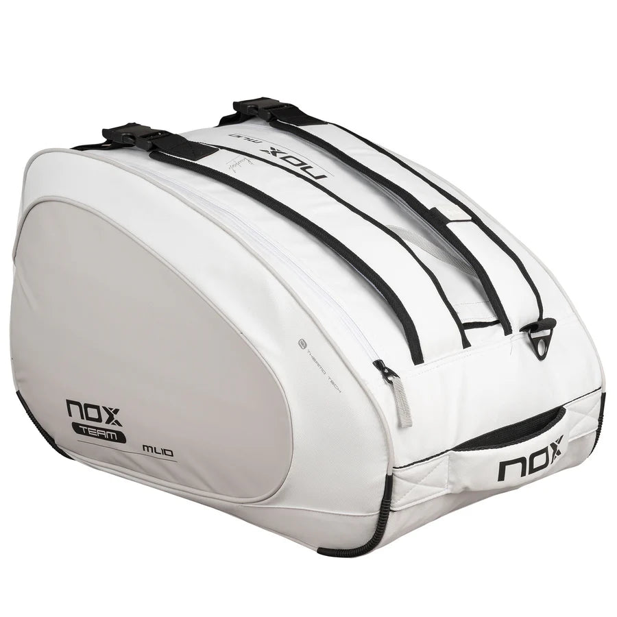 NOX ML10 Team Padel Bag White Grey front view South Africa