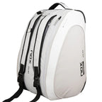 NOX ML10 Team Padel Bag White Grey backpack straps and storage pockets