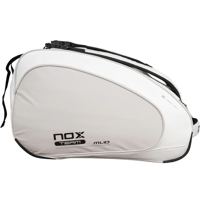 NOX ML10 Team Padel Bag White Grey thermal racket compartment