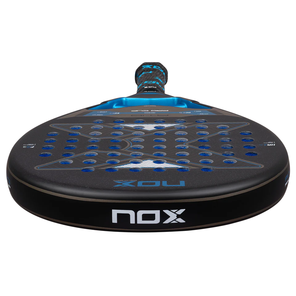 NOX AT10 Pro Cup Soft 2026 Exclusive Spin dual-texture surface — 3D hexagonal and sandblasted finish