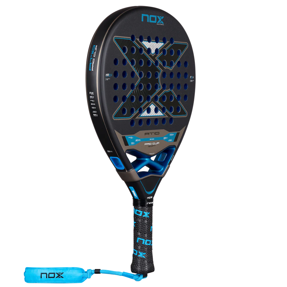 Player using NOX AT10 Pro Cup Soft 2026 Agustín Tapia padel racket — buy in South Africa at The Padel Market
