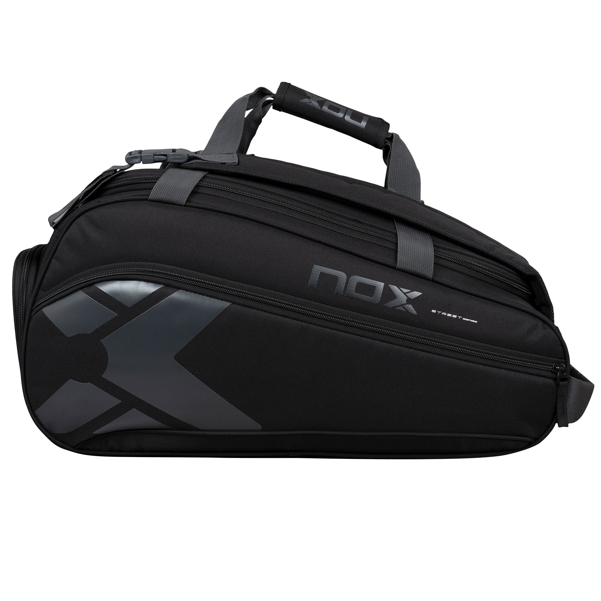 NOX Street Series Padel Bag Black Grey front view South Africa