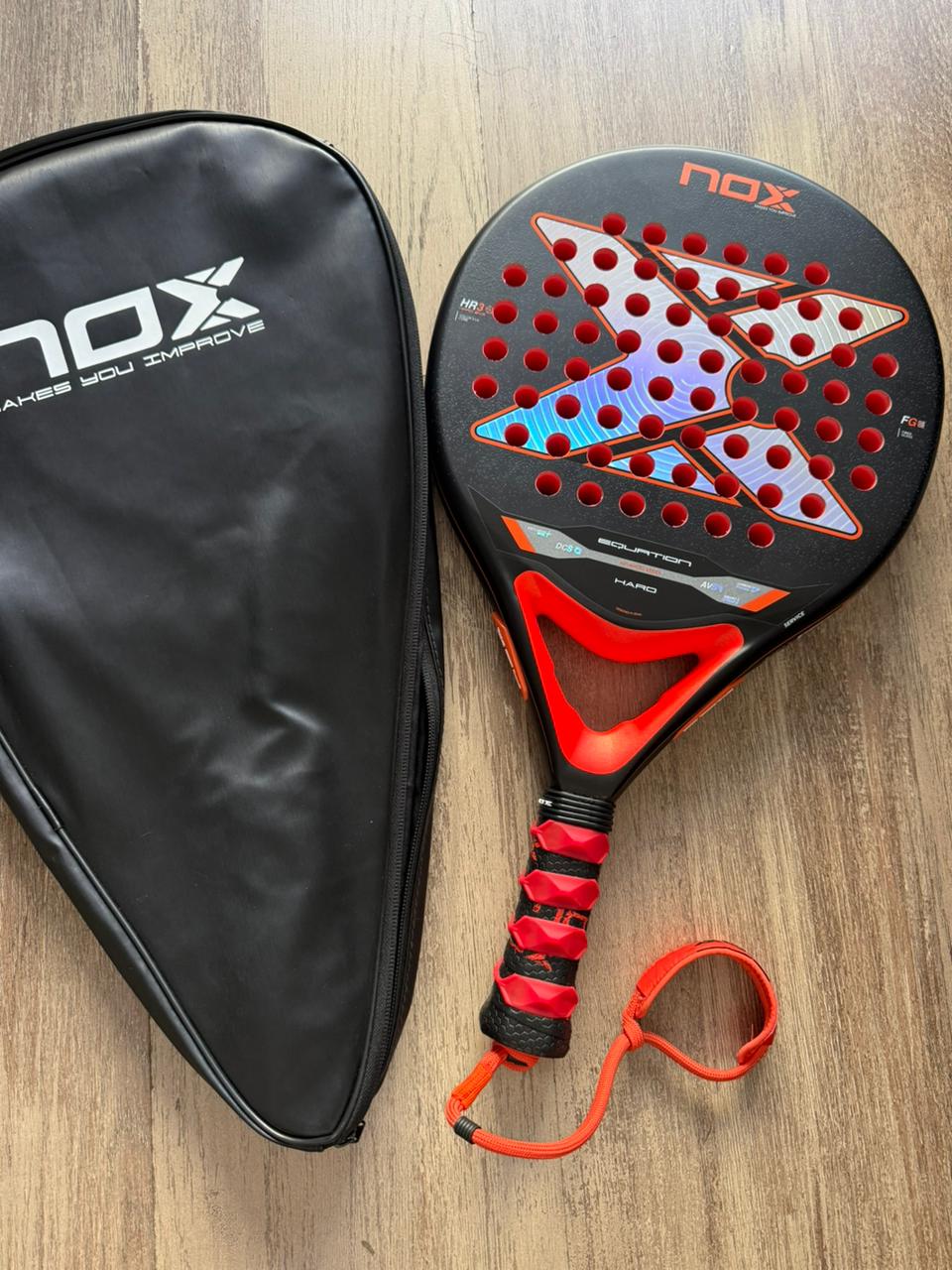 NOX Equation Hard 2026 pre-owned with cover included — excellent used condition, The Padel Market South Africa