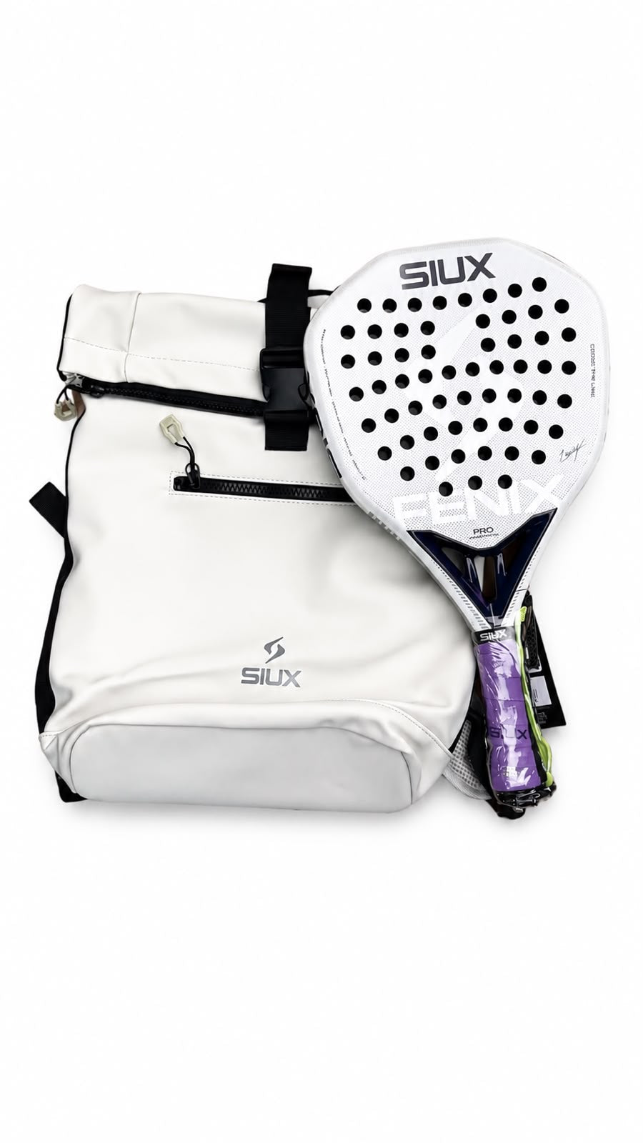 Siux Fenix Pro SE 2.0 2026 Padel Racket — Leo Augsburger (Backpack Included)