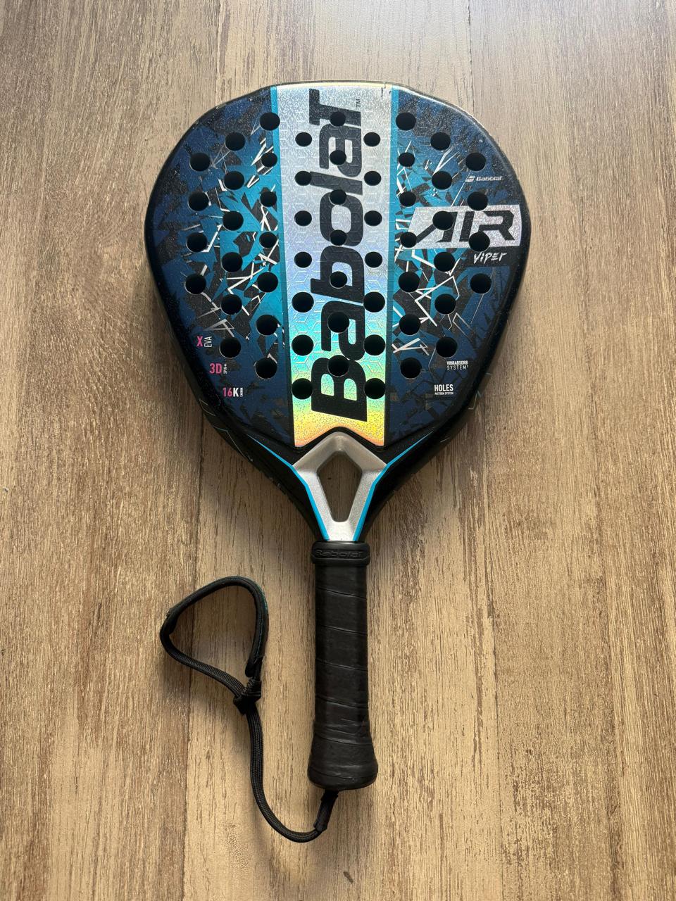 Pre-owned Babolat Air Viper 2025 padel racket fair condition — diamond shape, 16K carbon, 355g, South Africa