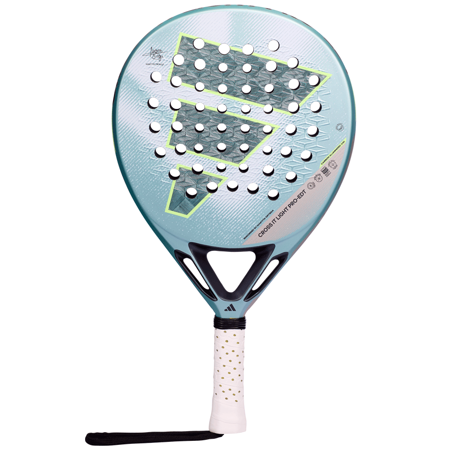 Adidas Cross IT Light Pro EDT 2026 limited edition padel racket — Marta Ortega, deep blue, 24K carbon, South Africa