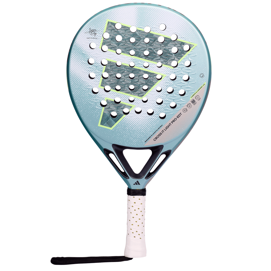 Adidas Cross IT Light Pro EDT 2026 limited edition padel racket — Marta Ortega, deep blue, 24K carbon, South Africa