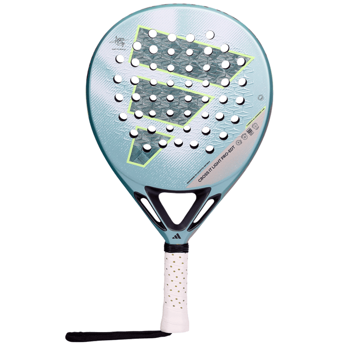 Adidas Cross IT Light Pro EDT 2026 limited edition padel racket — Marta Ortega, deep blue, 24K carbon, South Africa