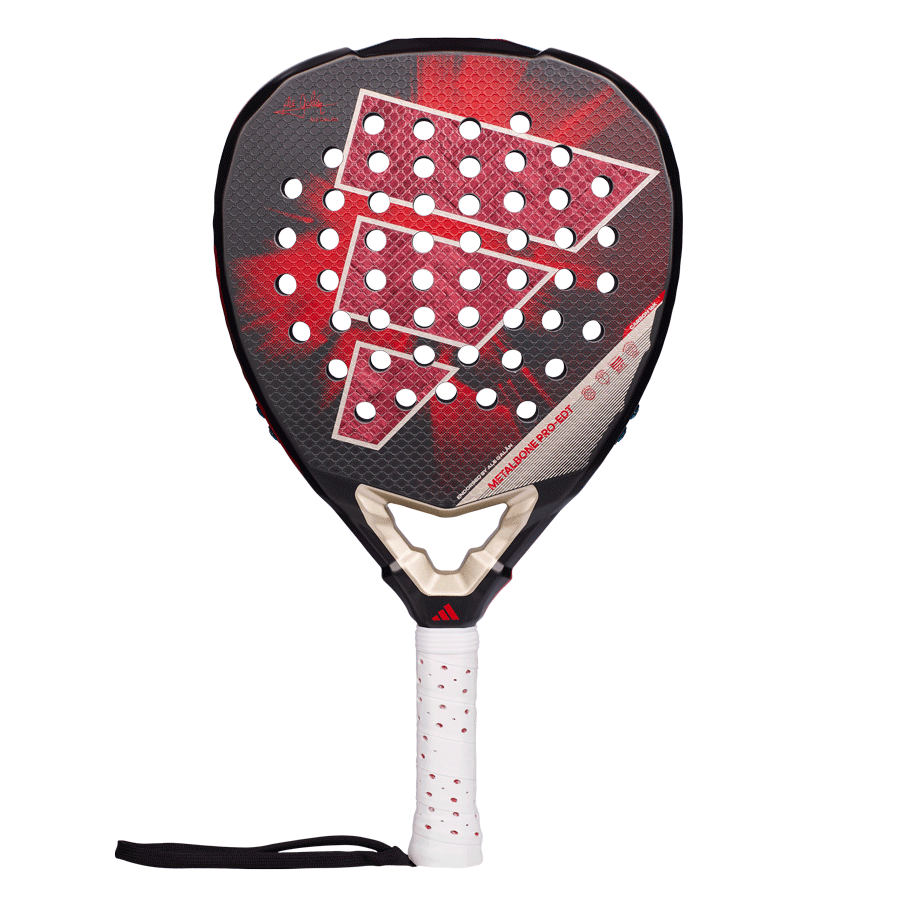 Adidas Metalbone Pro EDT 2026 Carbon 16K face, Spin Blade Decal and Octagonal Structure frame detail