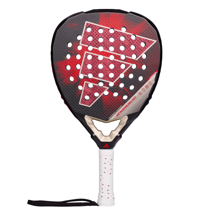 Adidas Metalbone Pro EDT 2026 Carbon 16K face, Spin Blade Decal and Octagonal Structure frame detail