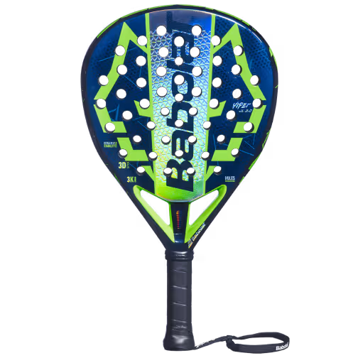 Babolat Viper Juan Lebrón 3.0 3K carbon face with 3D Spin texture detail