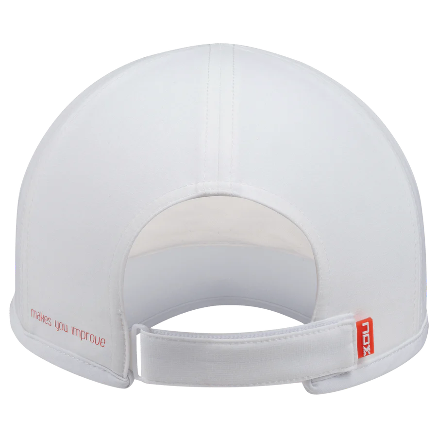 NOX White / Red Padel Cap