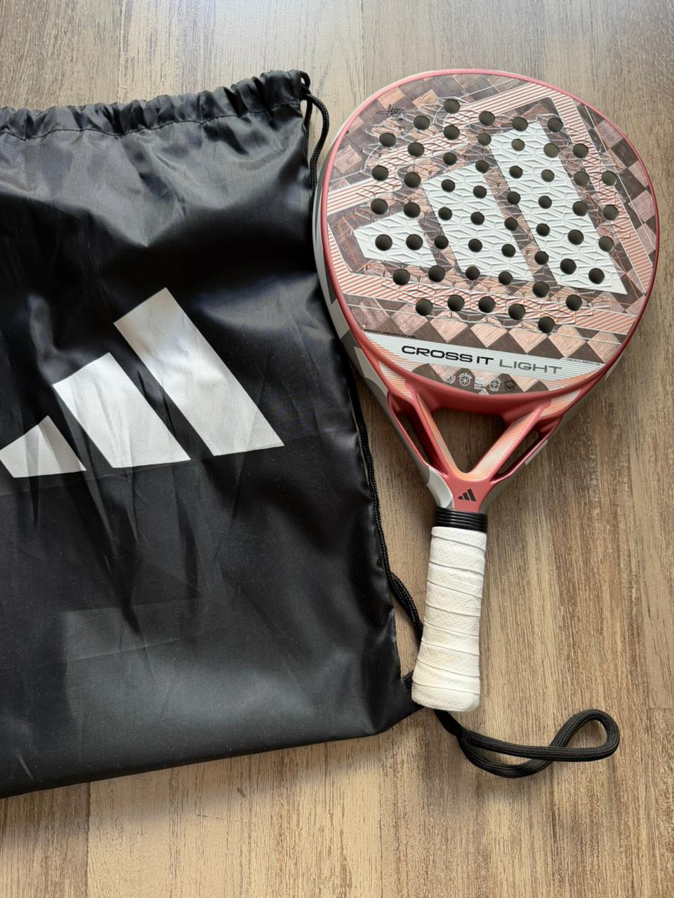 Adidas Cross IT Light 2026 pre-owned like new — Adidas protector and overgrip fitted, The Padel Market SA